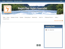 Tablet Screenshot of niagarariveranglers.com
